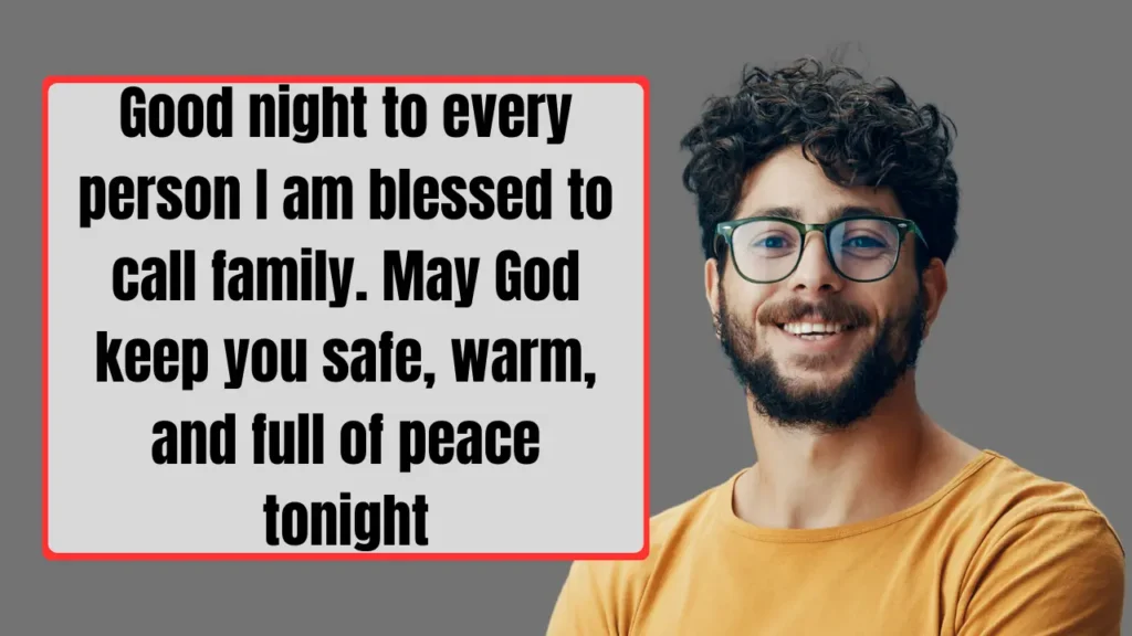 Good Night Blessings for Yourself