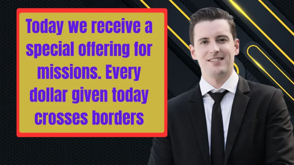 Short Exhortation About Giving Tithes and Offering