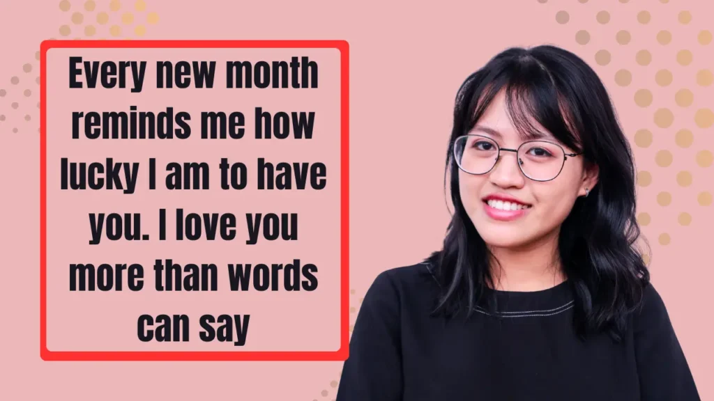 Sweet New Month Wishes to My Love (General & Classic)