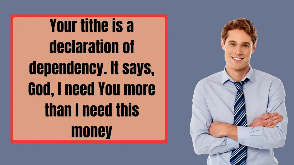 Short Exhortation About Giving Tithes and Offering on Stewardship and First fruits