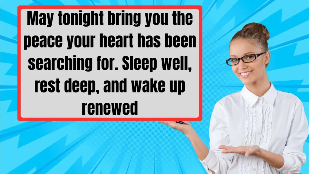 Good Night Blessings for Family and Friends