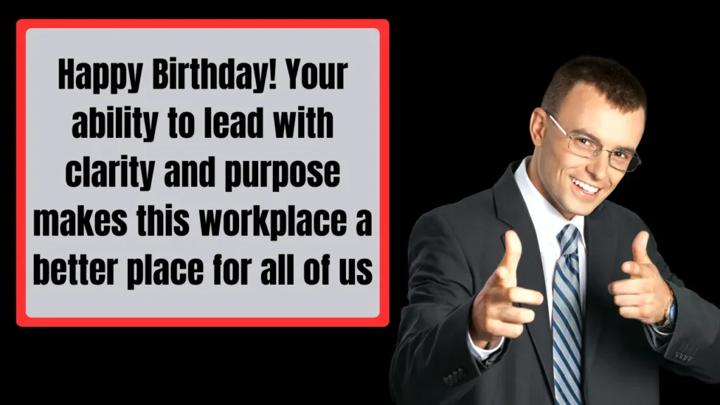 Birthday Card Messages for Manager
