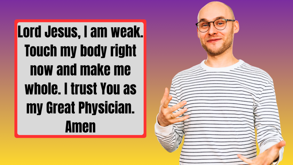 Short Prayers for Physical Healing and Recovery