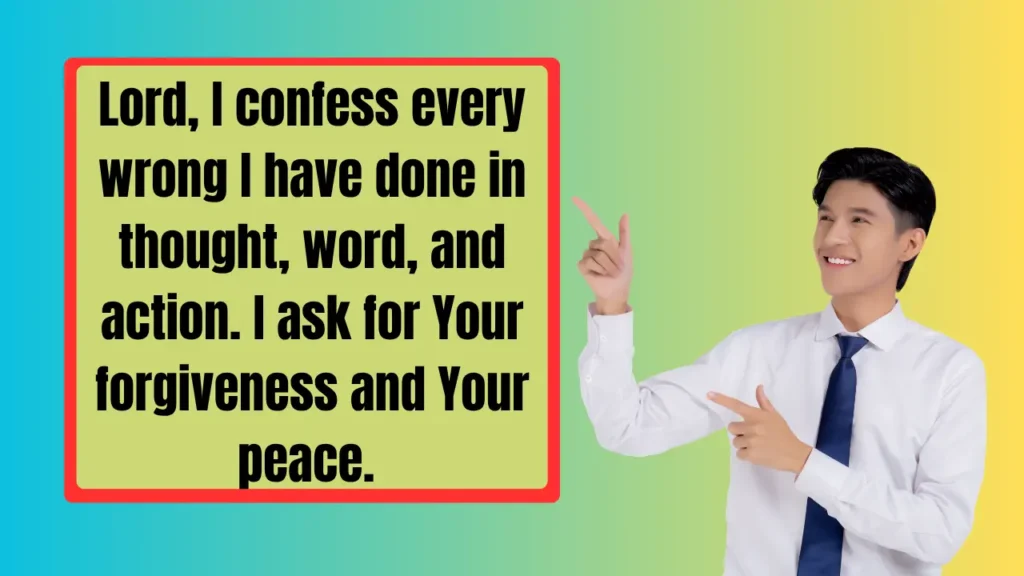 Prayers for Forgiveness and Inner Peace for Specific Situations