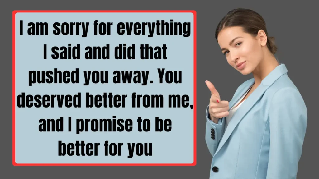 Sorry for Everything Quotes & Messages for Her