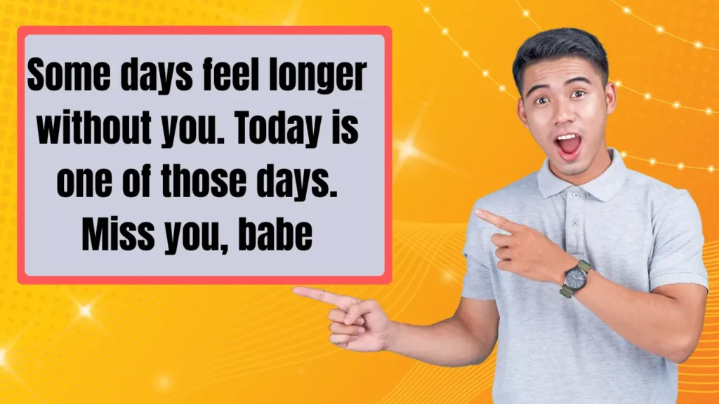 Long Distance I Miss You Messages for Him