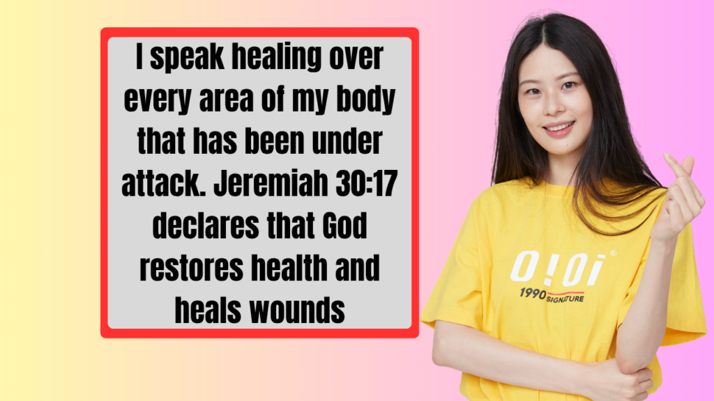 Commanding Your Morning Declarations for Health, Healing, and Strength