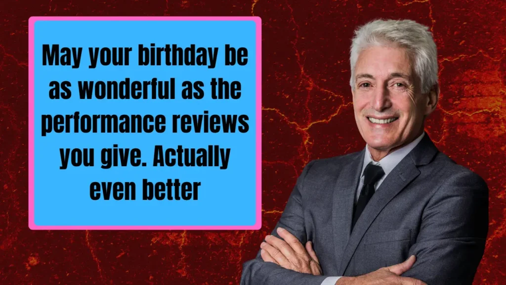 Funny Birthday Wishes for Boss by Personality Type