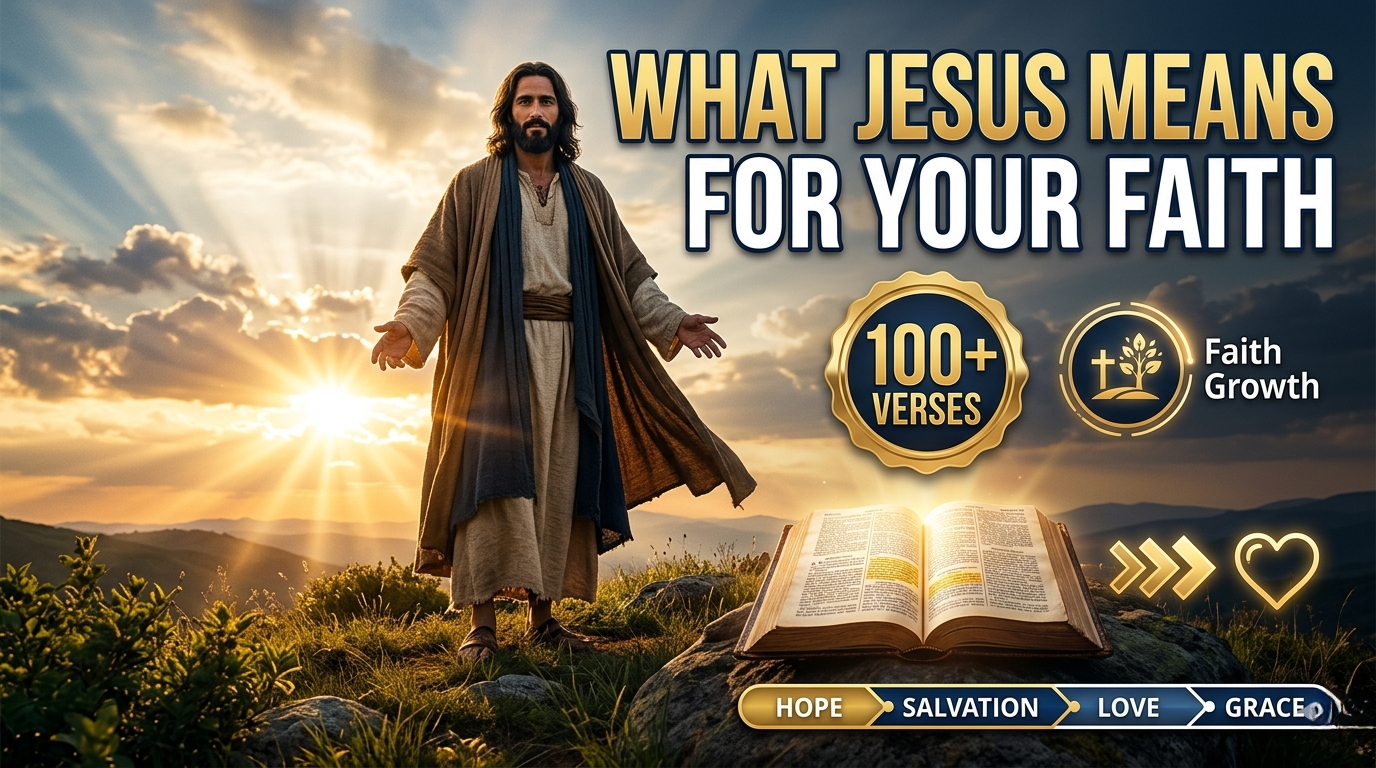 100+ Bible Verses About Jesus (And What They Mean for Your Faith)