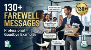 130+ Farewell Messages for Coworkers to Say Goodbye Professionally
