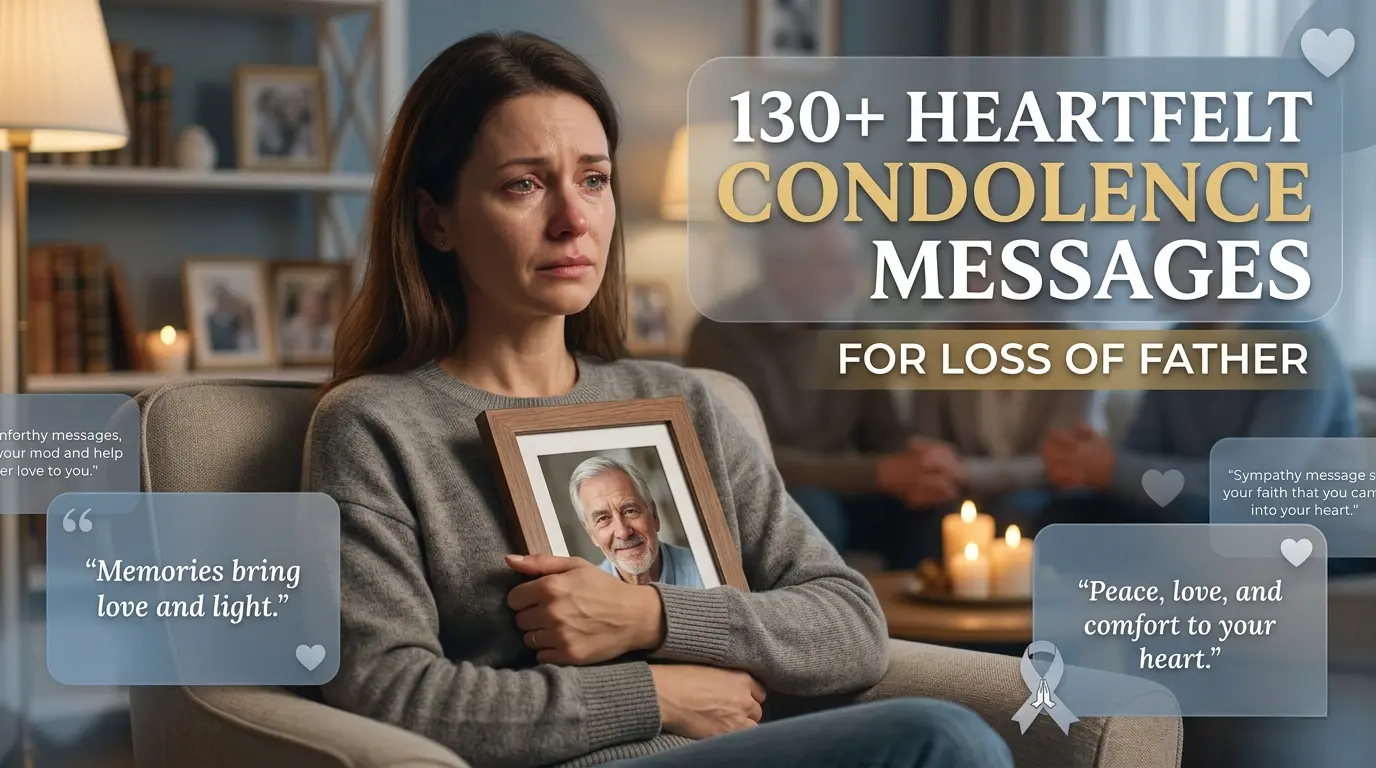 130+ Heartfelt Condolence Messages for Loss of Father
