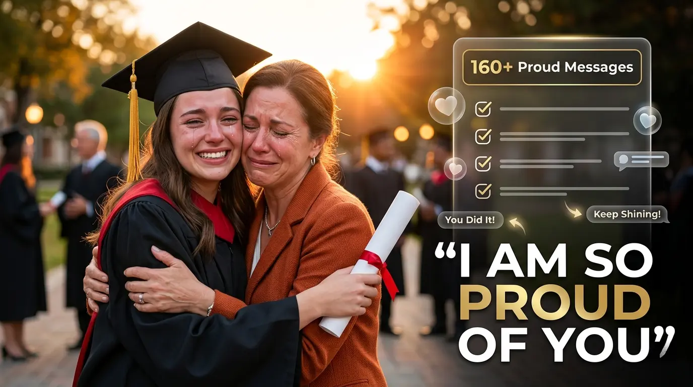 160+ Heart-Warming I Am So Proud of You Messages for Loved Ones