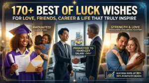 170+ Best of Luck Wishes for Love, Friends, Career & Life That Truly Inspire