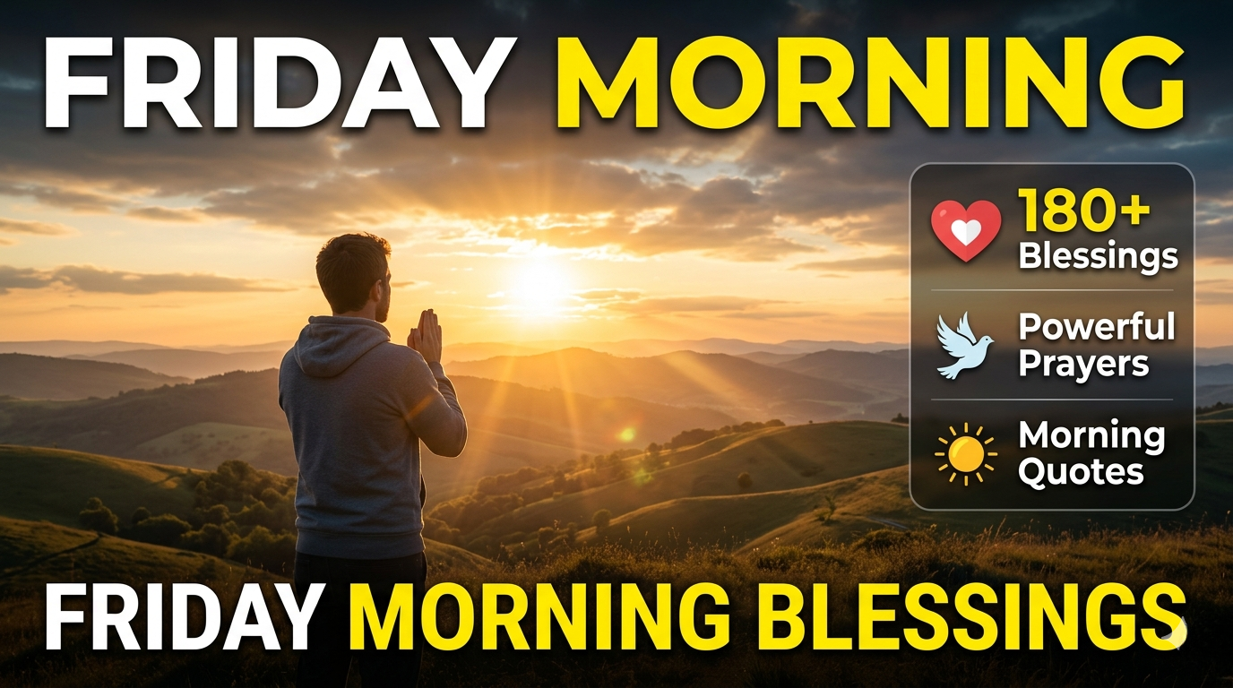 180+ Friday Morning Blessings and Prayers Quotes to Inspire Your Day