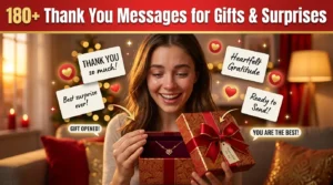 180+ Thank You for the Lovely Gift and Surprise Messages (Heartfelt & Ready to Send)