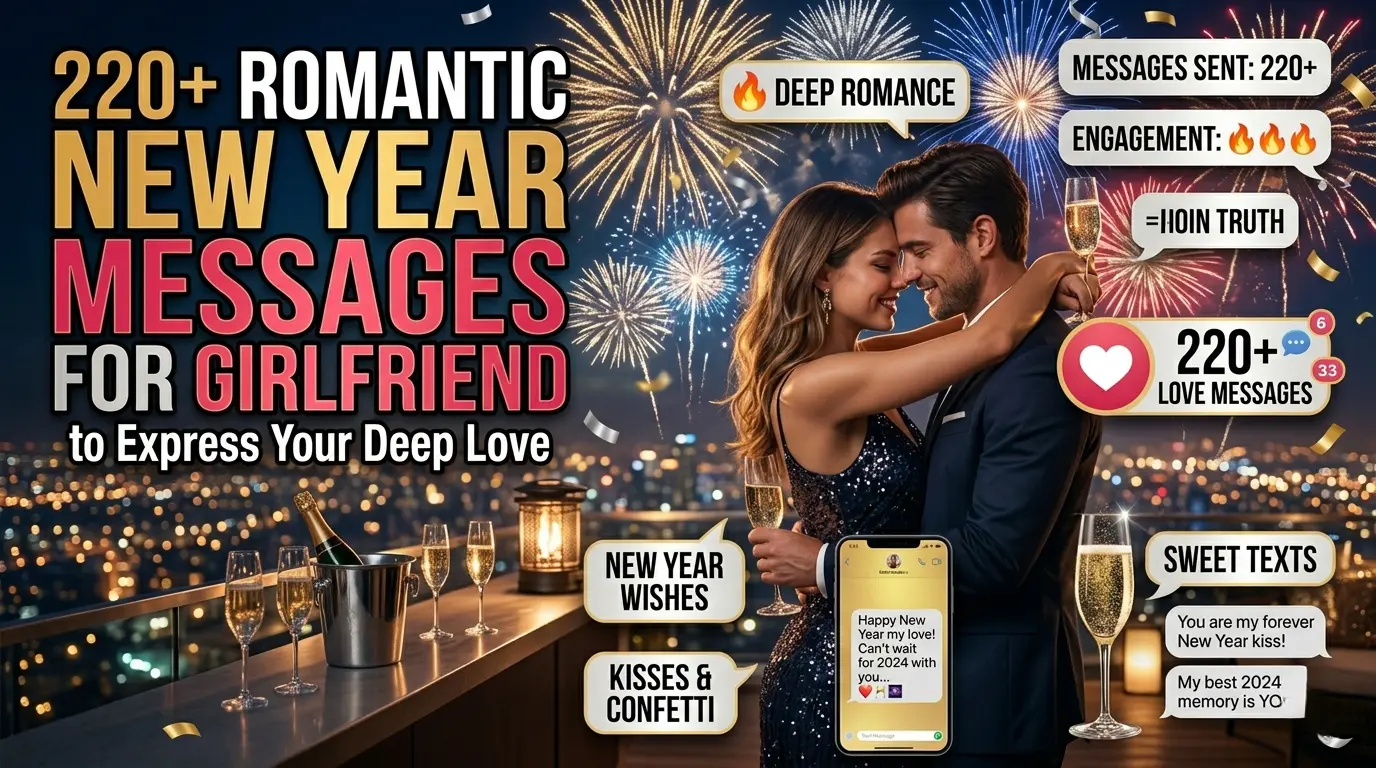 220+ Romantic New Year Message for Girlfriend to Express Your Deep Love