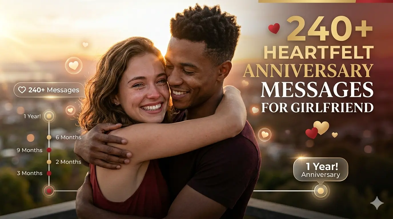 240+ Heartfelt 1 Year Anniversary Messages for Girlfriend