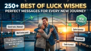 250+ Best of Luck in Your New Journey Messages and Wishes