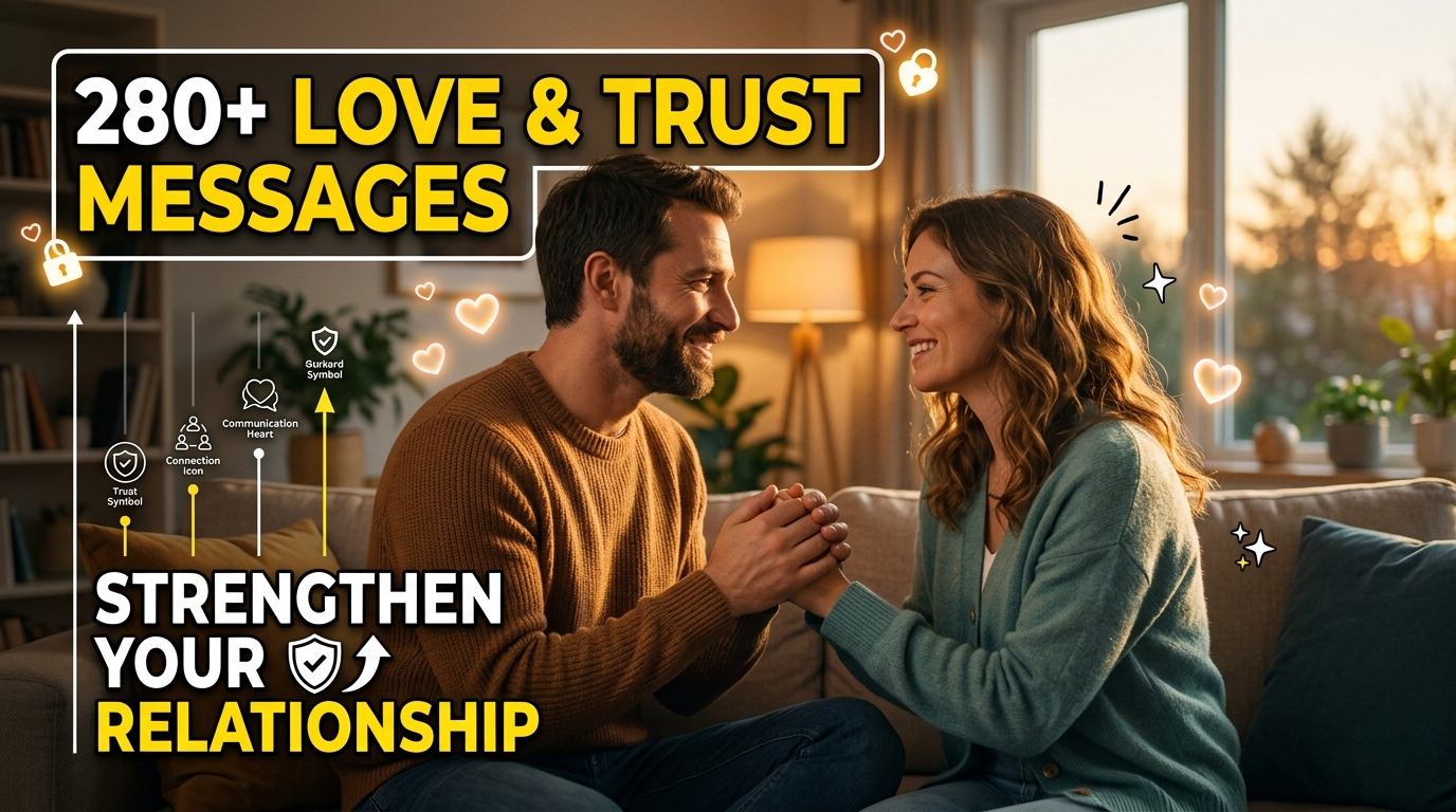 280+ Love and Trust Messages for My Wife to Strengthen Your Relationship