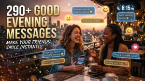 290+ Best Good Evening Messages for Friends to Make Them Smile