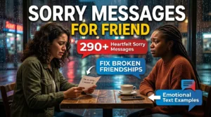 290+ Sorry Messages for Friend to Express Your Heartfelt Apology