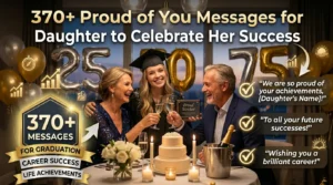 370+ Proud of You Messages for Daughter to Celebrate Her Success