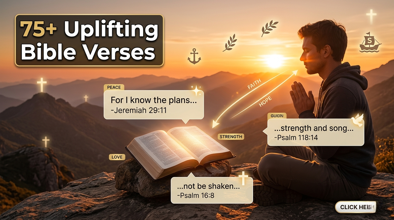75+ Uplifting Bible Verses to Encourage Your Day and Strengthen Your Faith