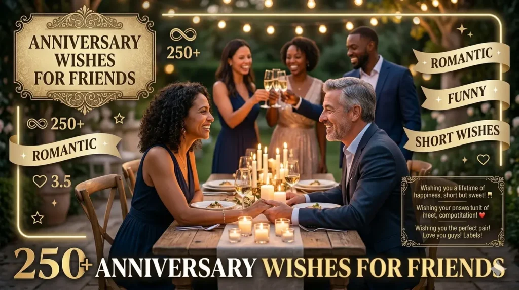 Anniversary Wishes for Friends for Every Milestone Year