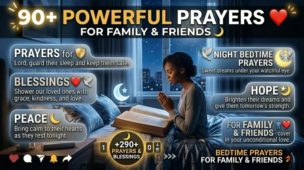 Bedtime Prayers for Family and Friends