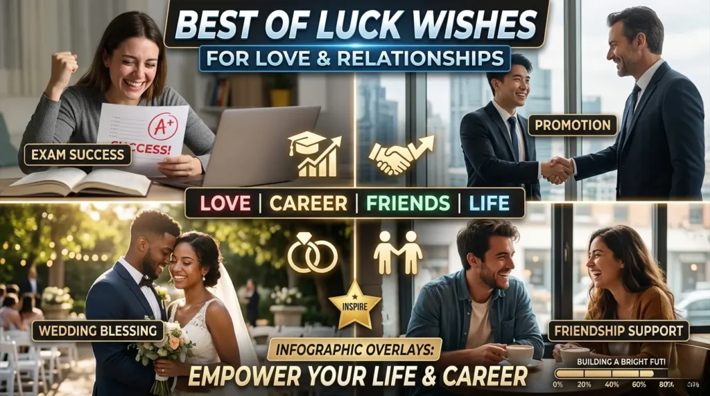Best of Luck Wishes for Love & Relationships