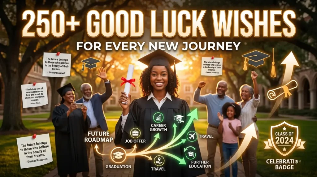 Best of Luck in Your New Journey Messages for a Student