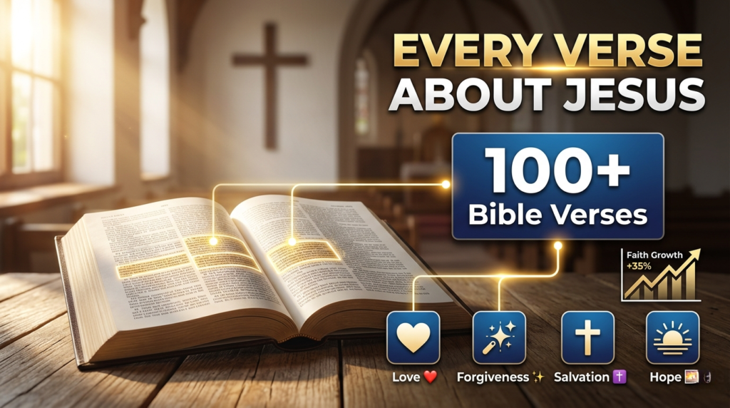 Bible Verses About Jesus Organized by Theme