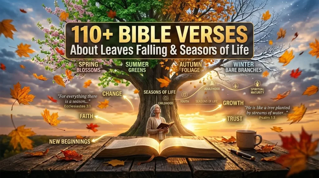  Bible Verses About Leaves Falling and the Seasons of Life