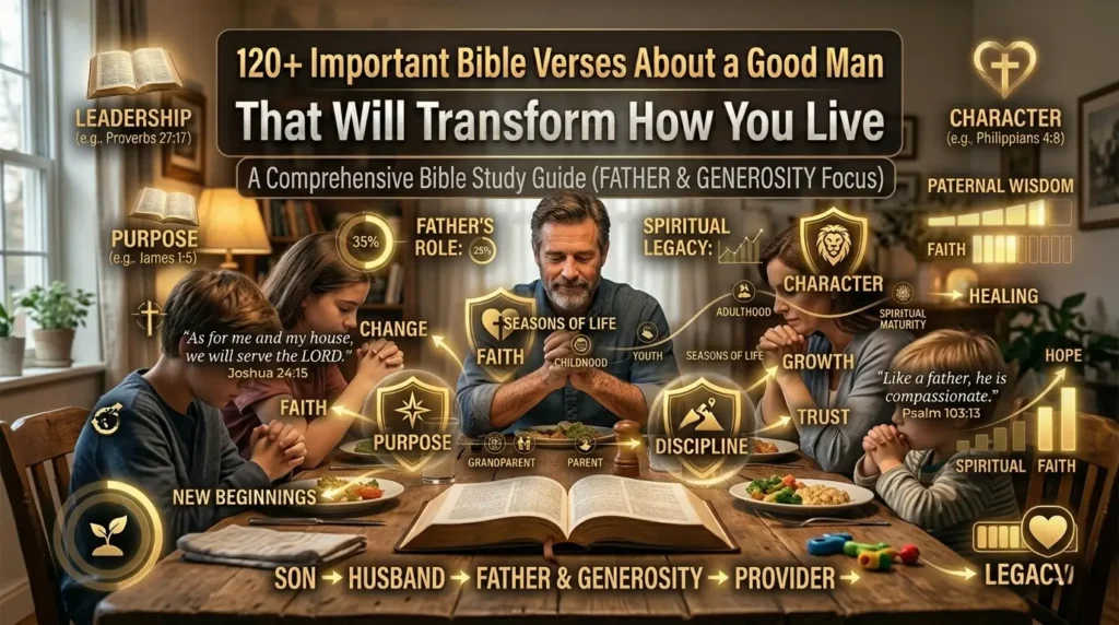Bible verses about a good man and generosity