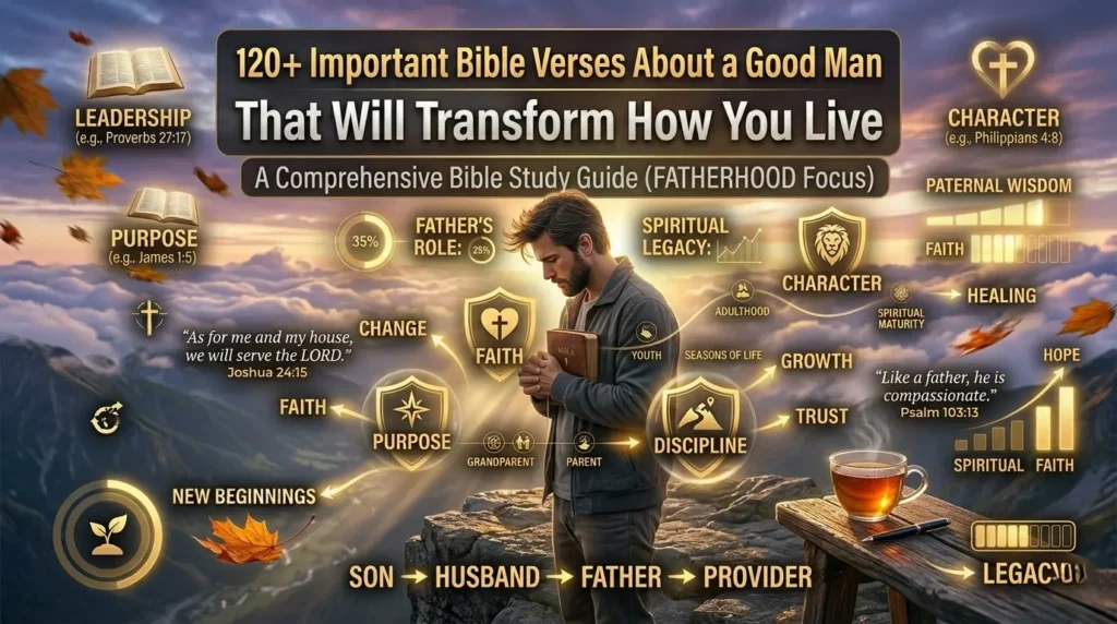 Bible verses about a good man as a father