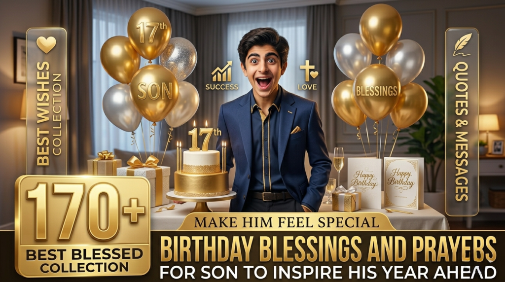 Birthday Blessings and Prayers for Son to Inspire His Year Ahead