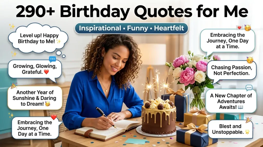 Birthday Quotes for Me That Celebrate Growth and Gratitude