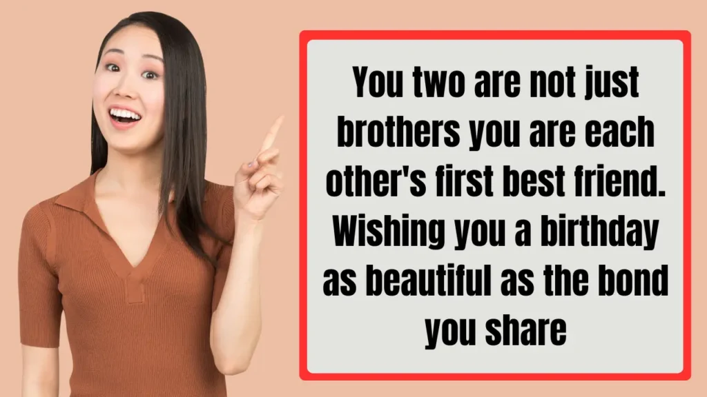 Heartfelt & Heart Touching Birthday Wishes for Twin Brothers