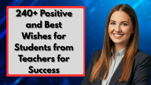 240+ Positive and Best Wishes for Students from Teachers for Success