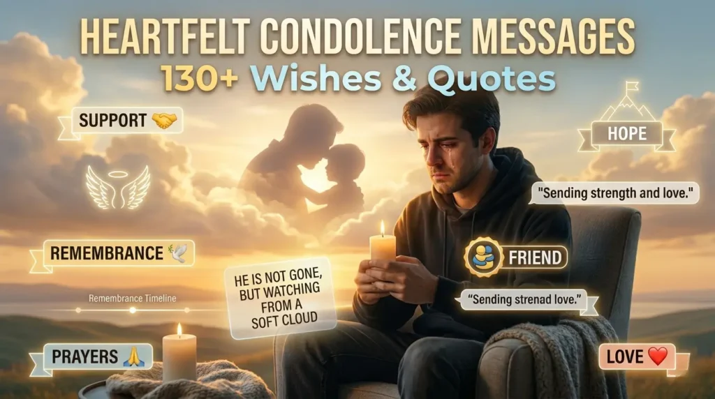 Condolence Messages for Loss of Father Figure, Stepdad, or Mentor