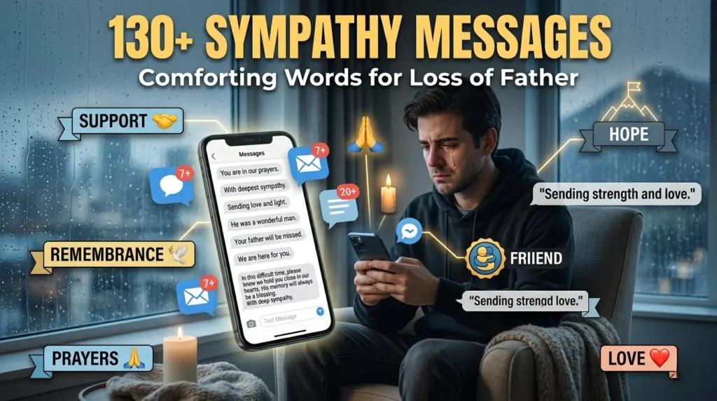 Condolence Messages for Loss of Father , For a Relative