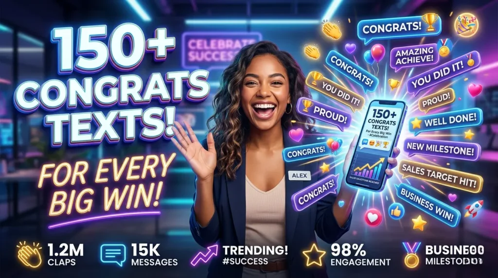 Congratulations Messages for Sales Target or Business Milestone