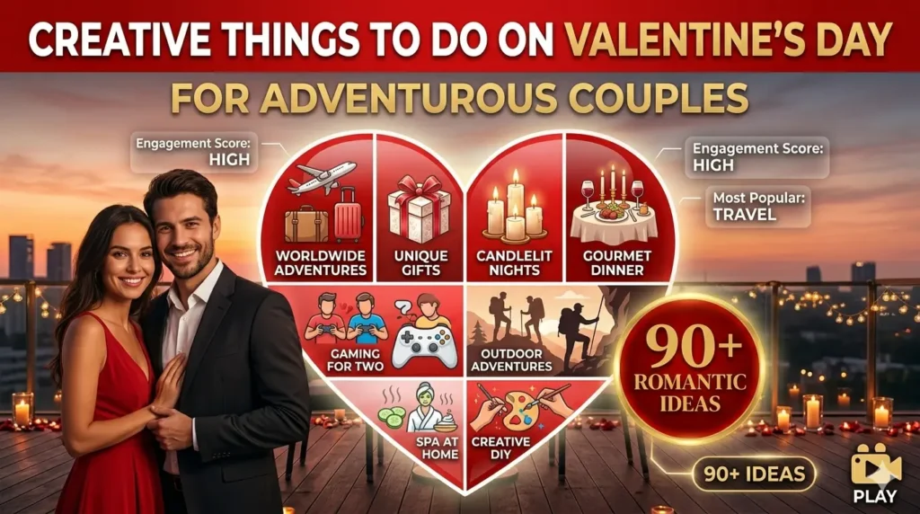 Creative Things to Do on Valentine's Day for Adventurous Couples