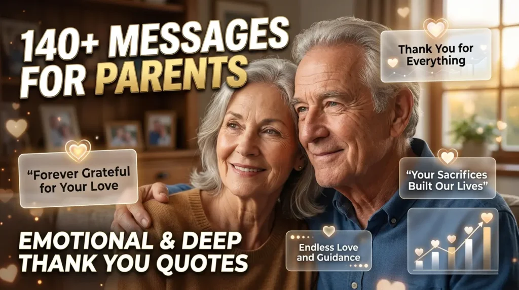 Emotional and Deep Thank You Quotes for Parents