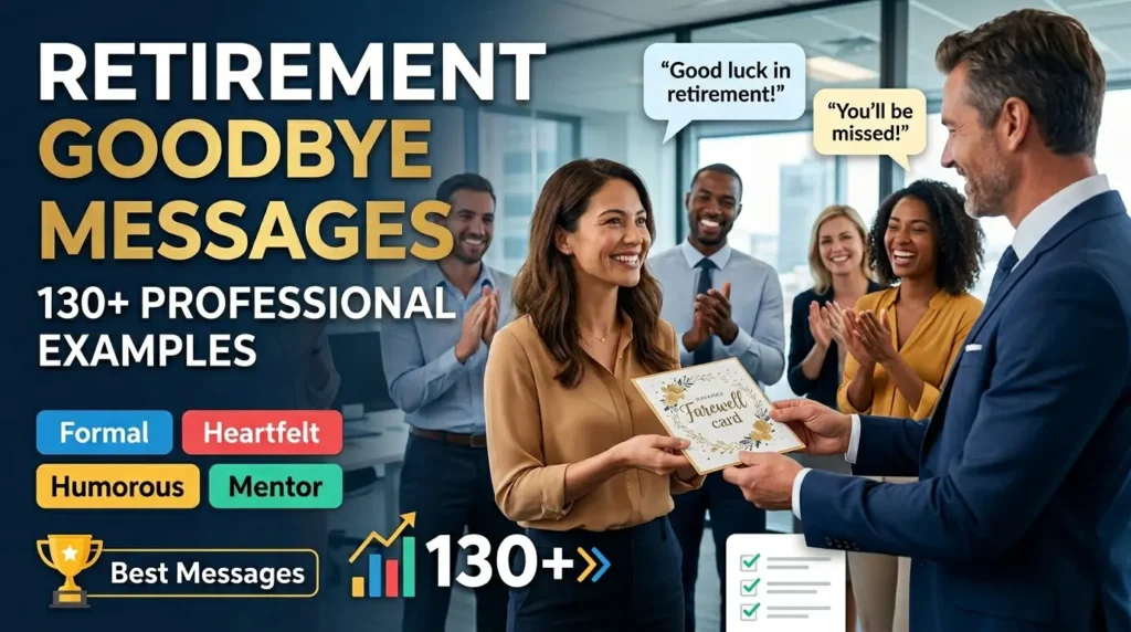 Farewell Messages for a Retiring Coworker