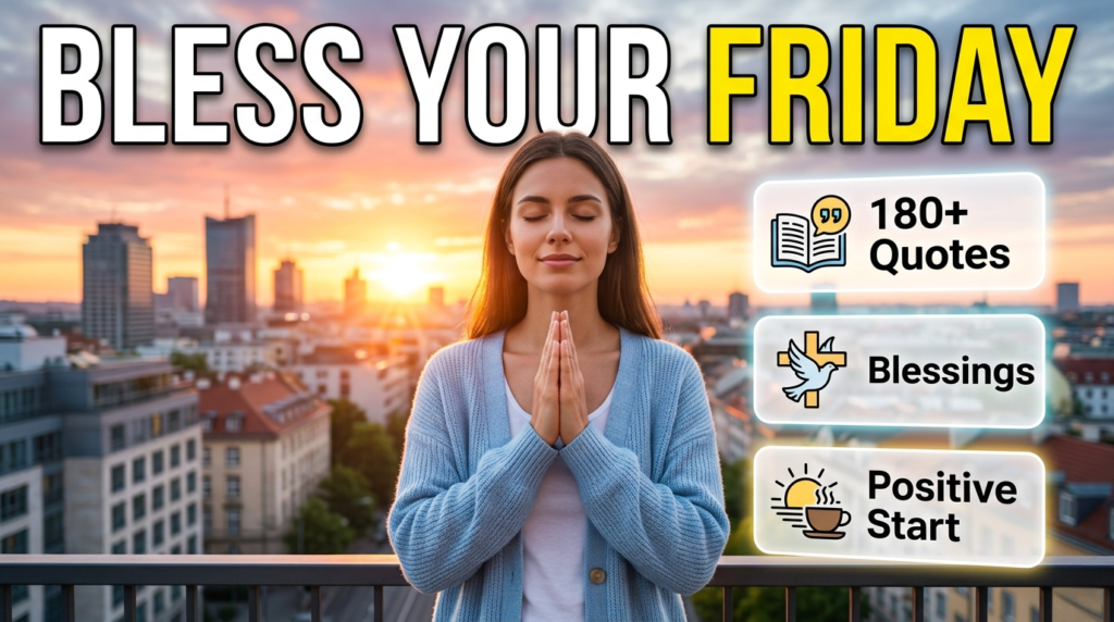 Friday Morning Blessings and Prayers Quotes with Bible Verses