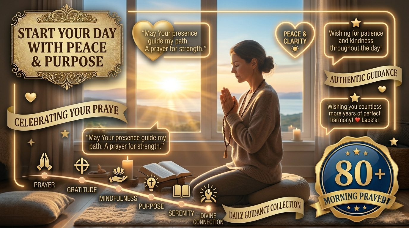 80+ Morning Prayers to Start Your Day with Peace and Purpose