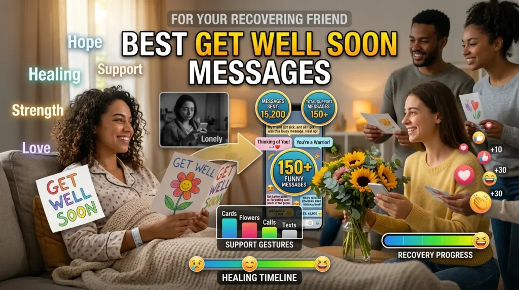 Get Well Soon Messages for a Friend After Surgery or Serious Illness