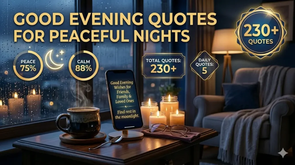 Good Evening Quotes for Friends, Family and Loved Ones