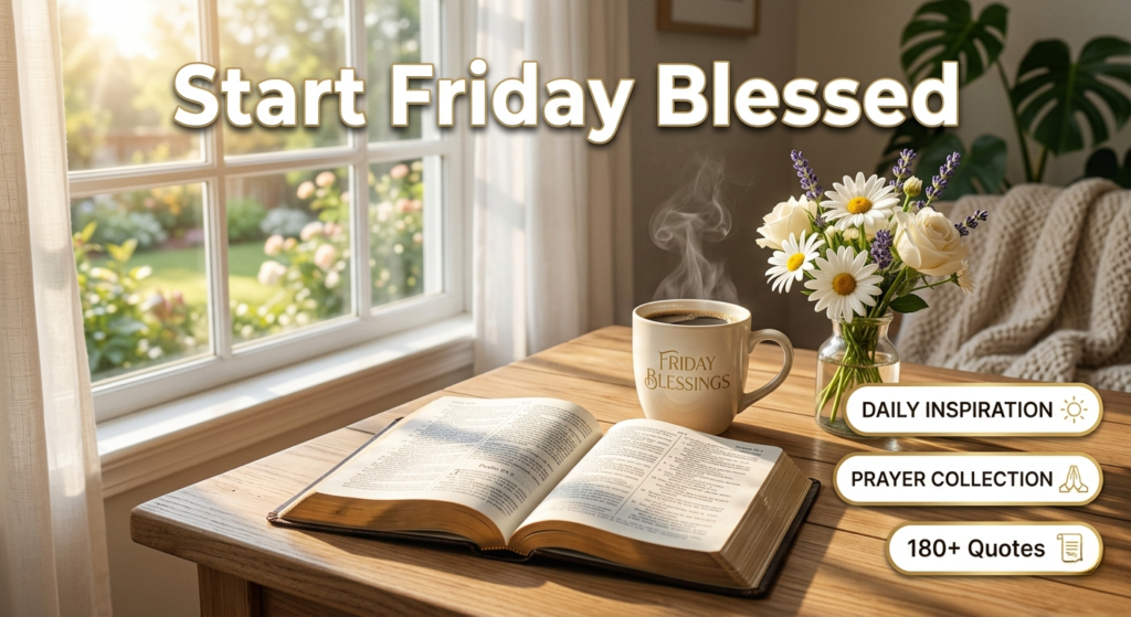 Good Morning! Happy Friday Blessings and Prayers Quotes to Start Your Day